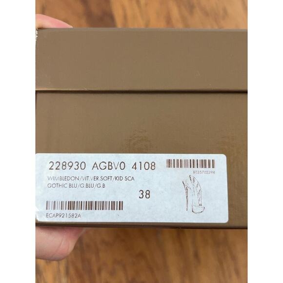 B45 Gucci Patent Leather Platform Pumps Womens EU 38  US 8 Feminine Iconic Chic - Picture 10 of 15